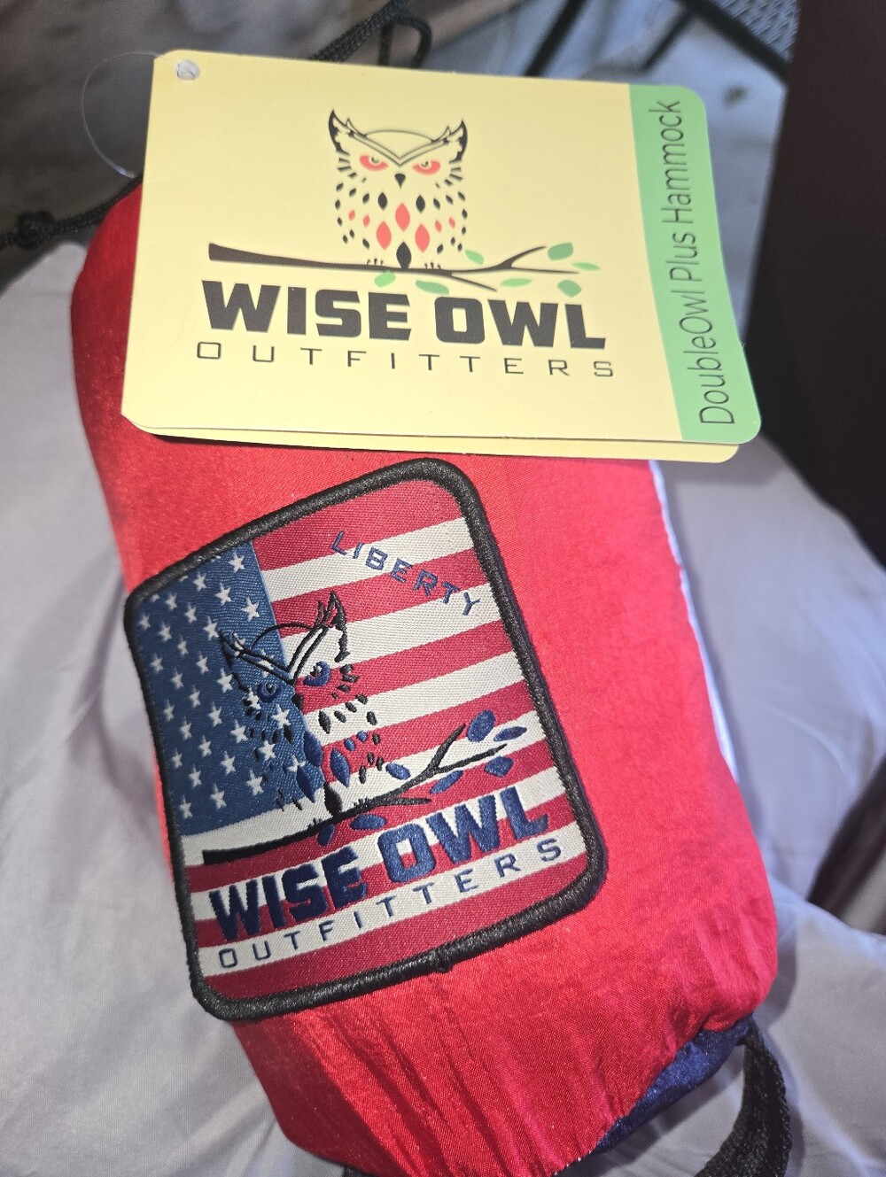 Wise Owl Outfitters Red Double Owl Plus Hammock